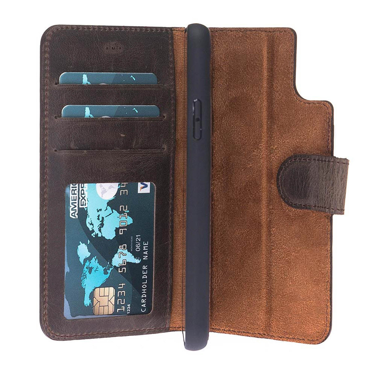 iPhone X / XS Leather Wallet Case by Hardiston - premium iPhone 10 (X) Cases