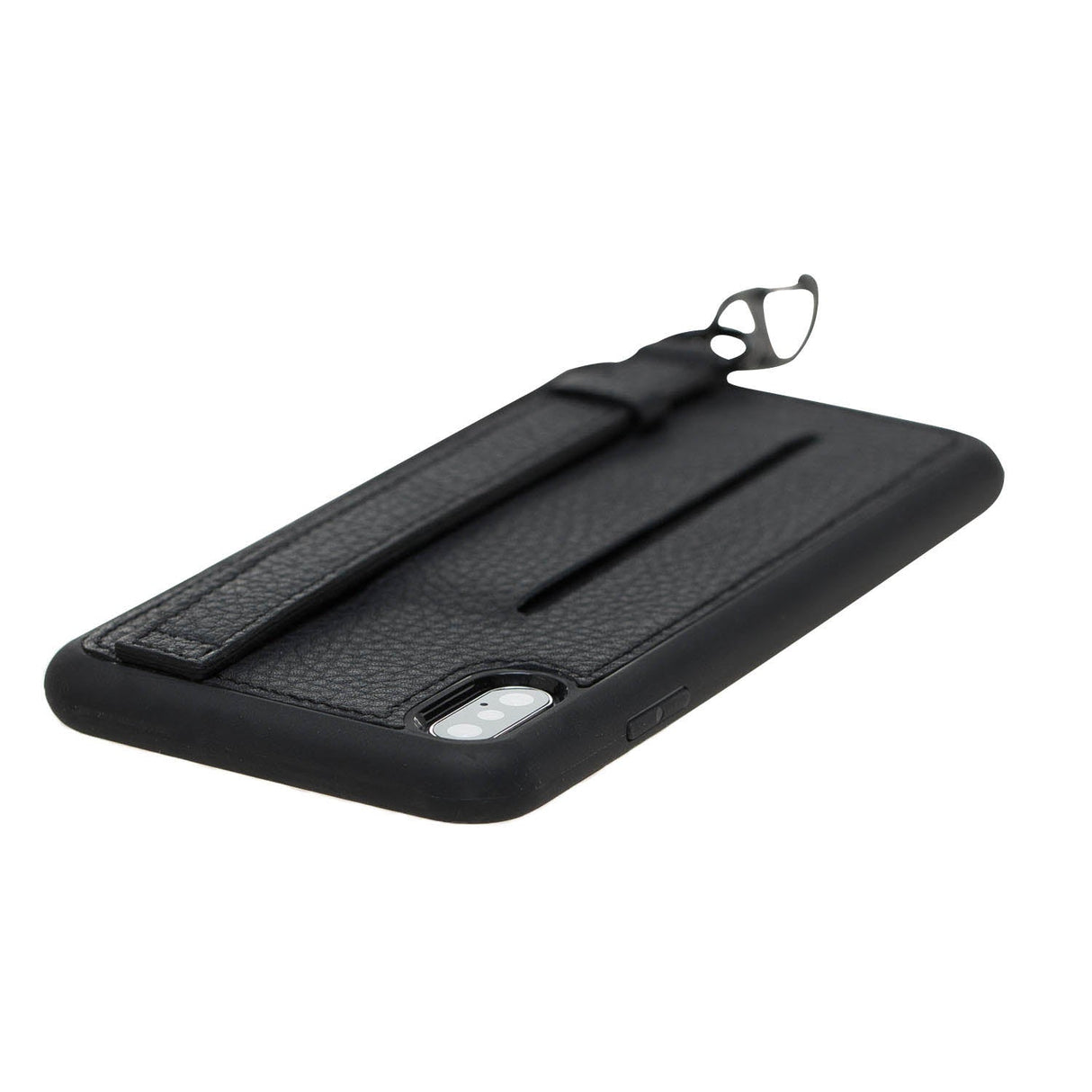 iPhone X / XS Snap - on Leather Grip Case by Hardiston - premium iPhone 10 (X) Cases