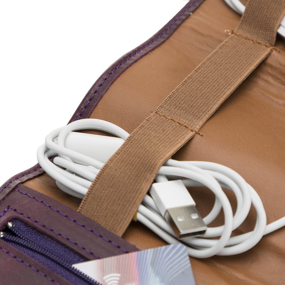 Leather Cable Organizer by Hardiston - premium Cable Organizers