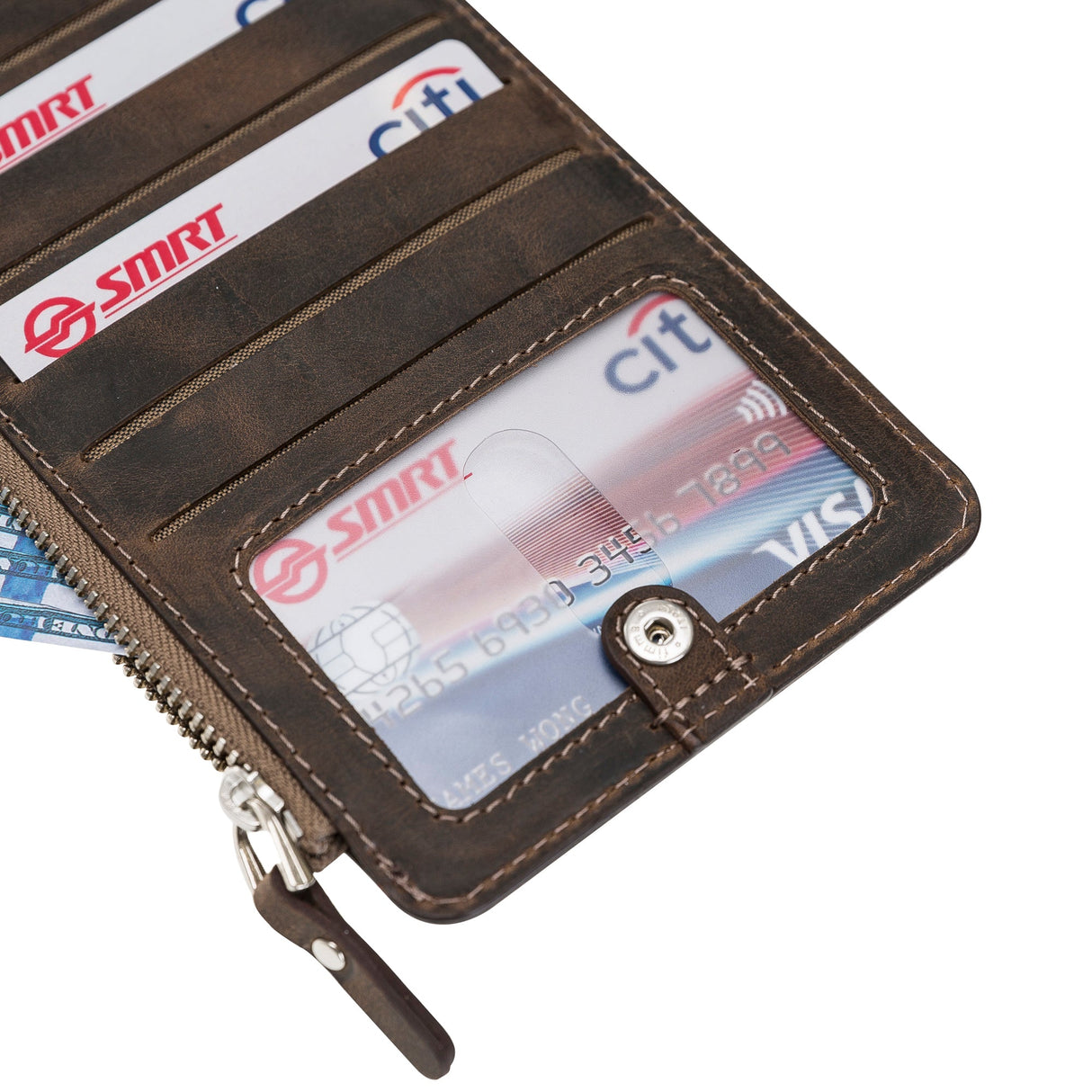 Leather V Style Wallet by Hardiston - premium Wallets