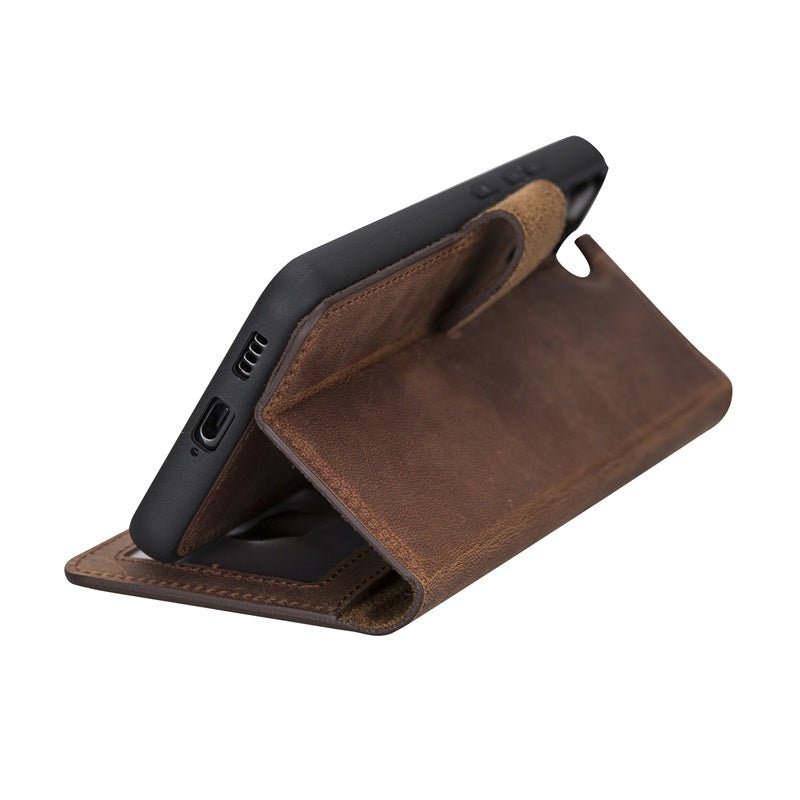 Samsung Galaxy S22 Plus Magnetic Detachable Leather Wallet Case by Hardiston - premium Samsung S - 22 Cases