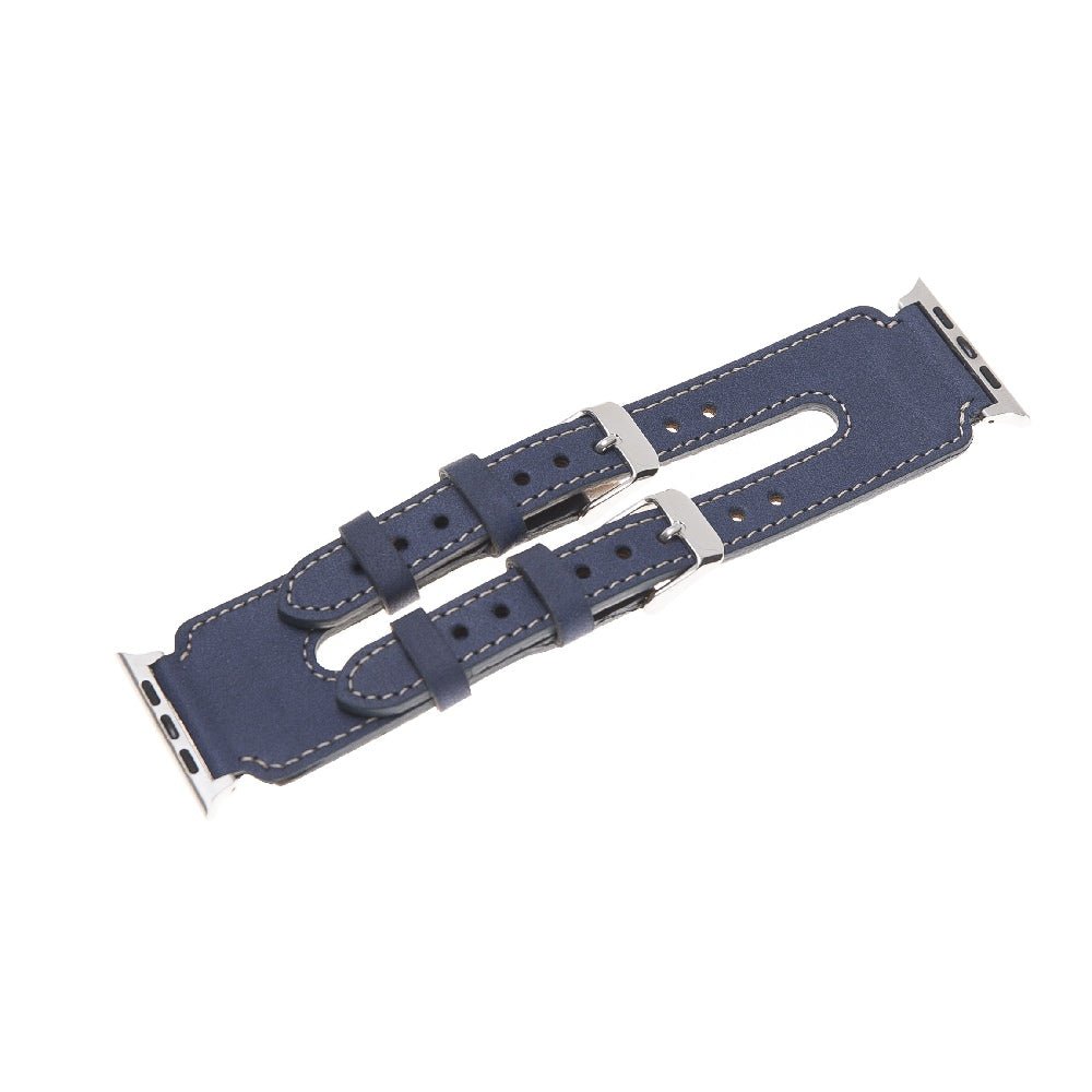 Twin Strap Leather Band for Apple Watch by Hardiston - premium Watch Bands - Apple