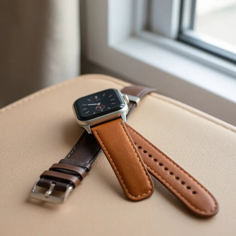 Custom Leather Apple Watch Bands: Style That Fits - Hardiston
