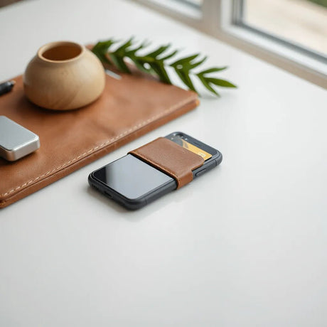Leather Case With Card Holder: Stylish Everyday Carry - Hardiston