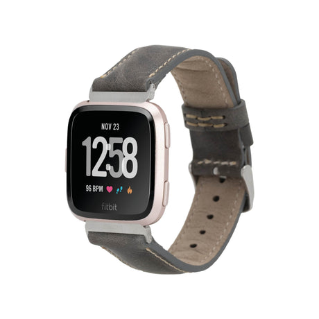 Classic Leather Band for Fitbit Watches