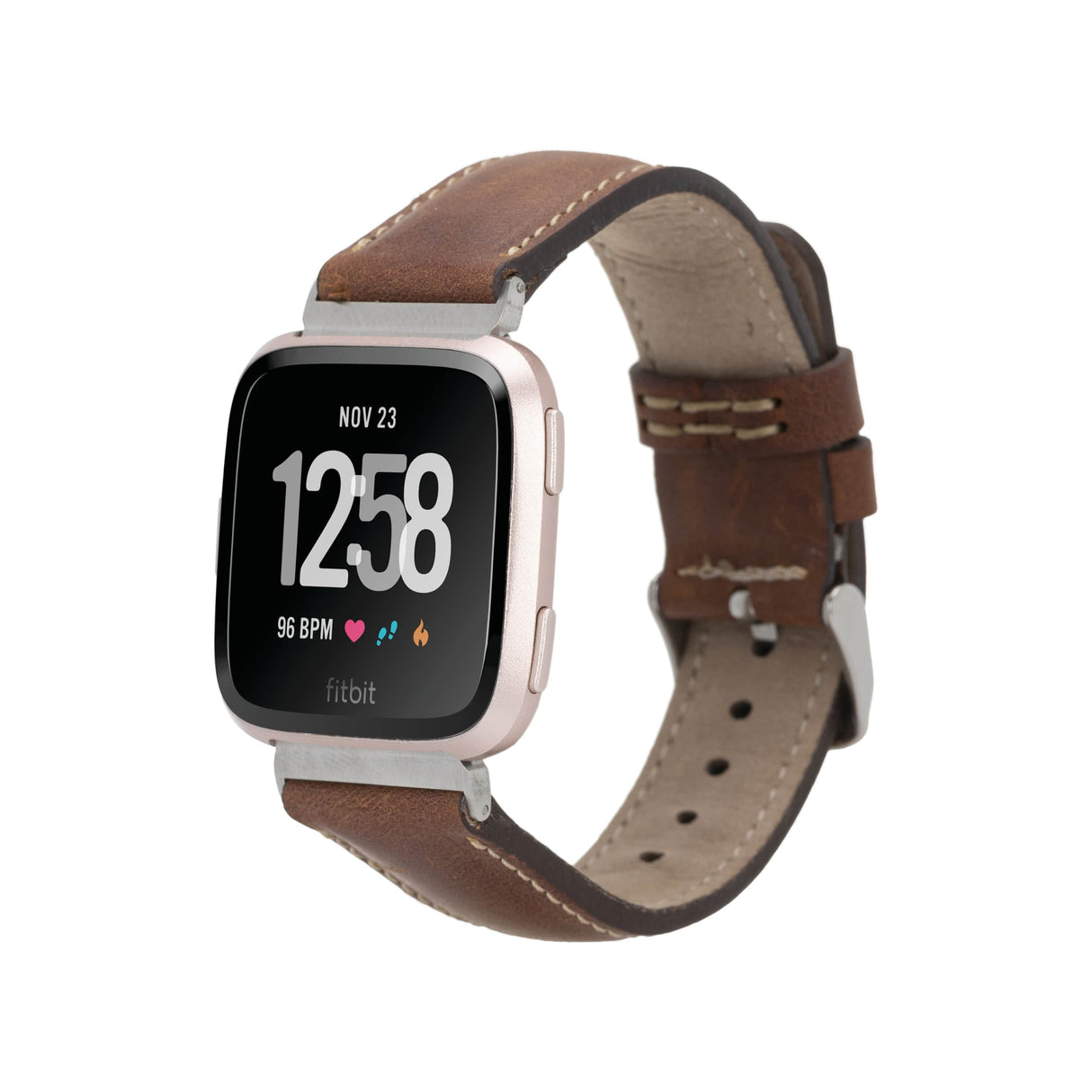 Classic Leather Band for Fitbit Watches