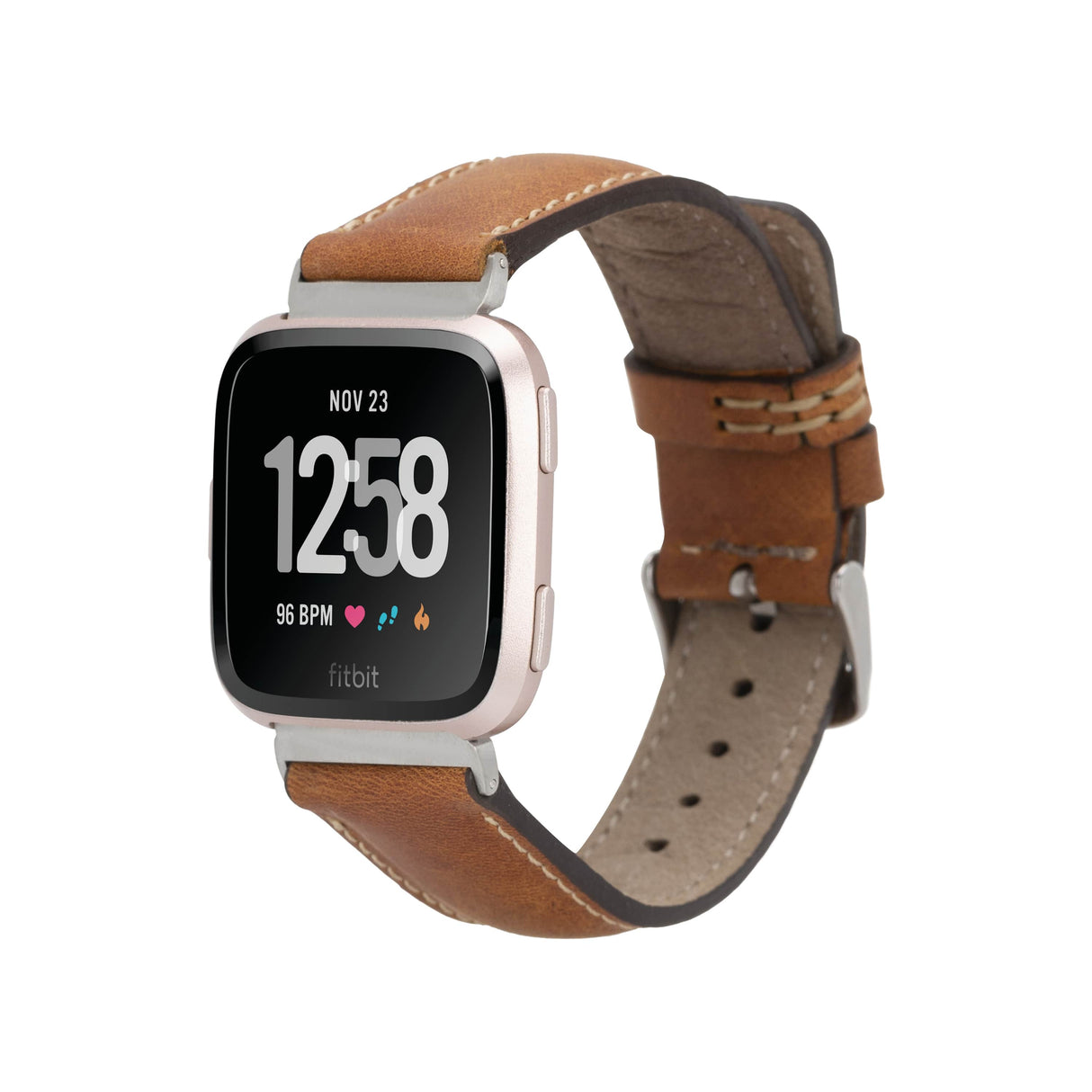 Classic Leather Band for Fitbit Watches