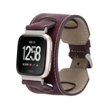 Cuff Leather Band for Fitbit Watches