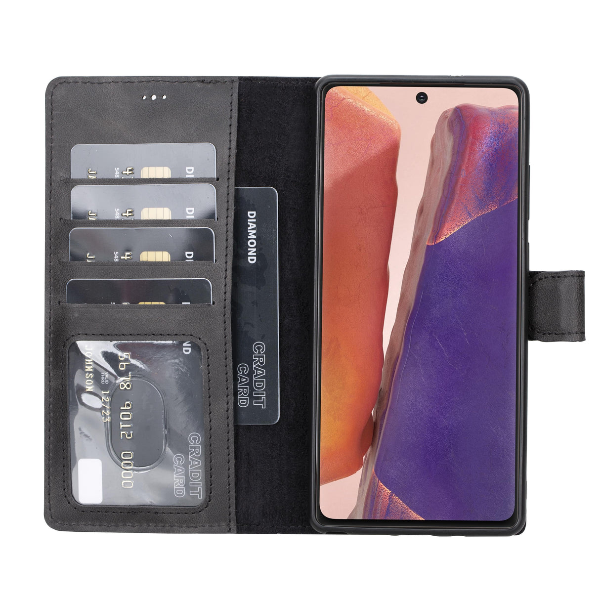 Samsung Galaxy Note 20 Magnetic Detachable Leather Wallet Case