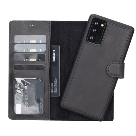 Samsung Galaxy Note 20 Magnetic Detachable Leather Wallet Case