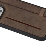 iPhone 14 Snap-on Leather Grip Case