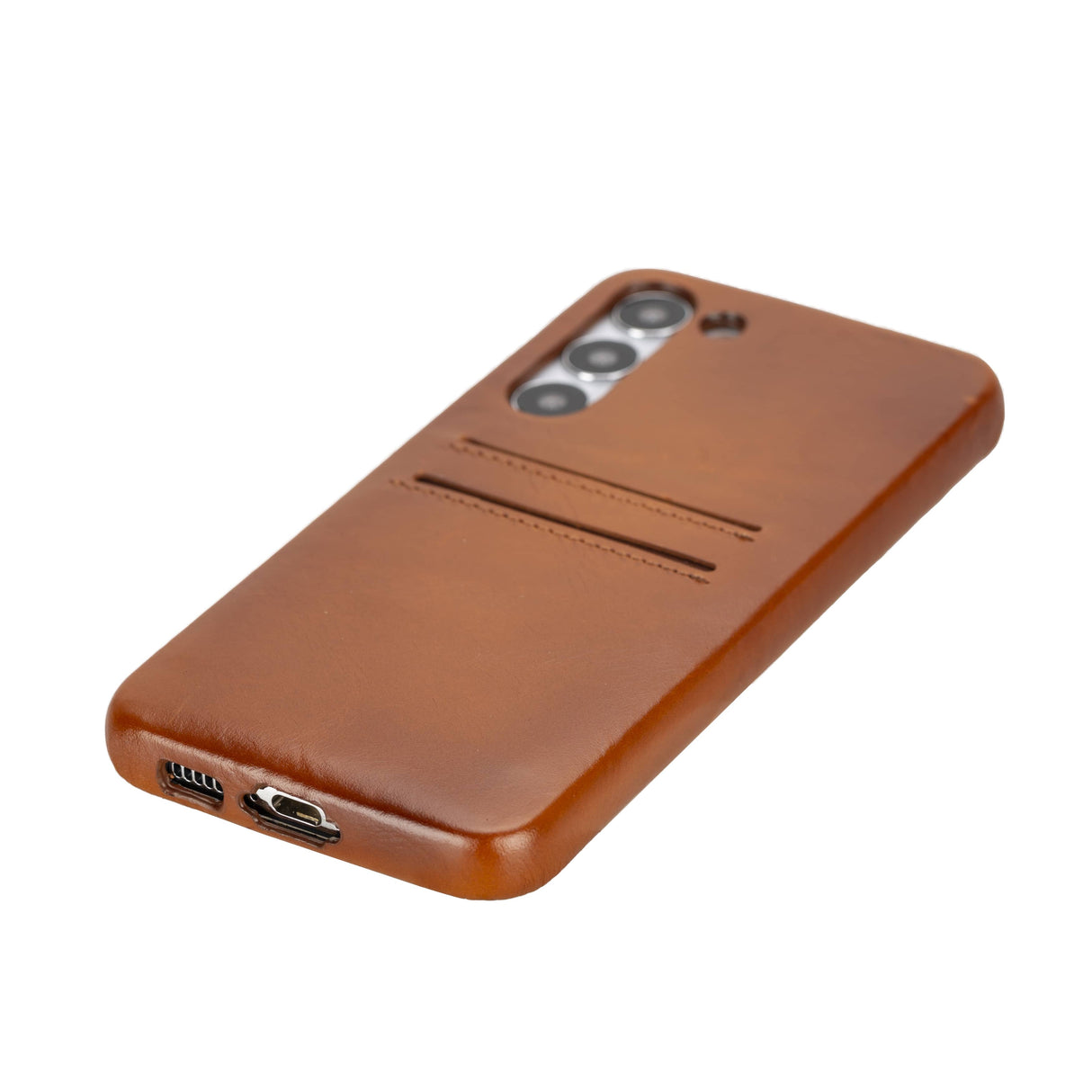 Samsung Galaxy S23 Snap-on Full Cover Leather Case with Credit Card Slots