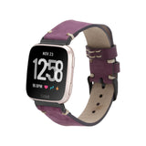 Stitch End Leather Band for Fitbit Watch