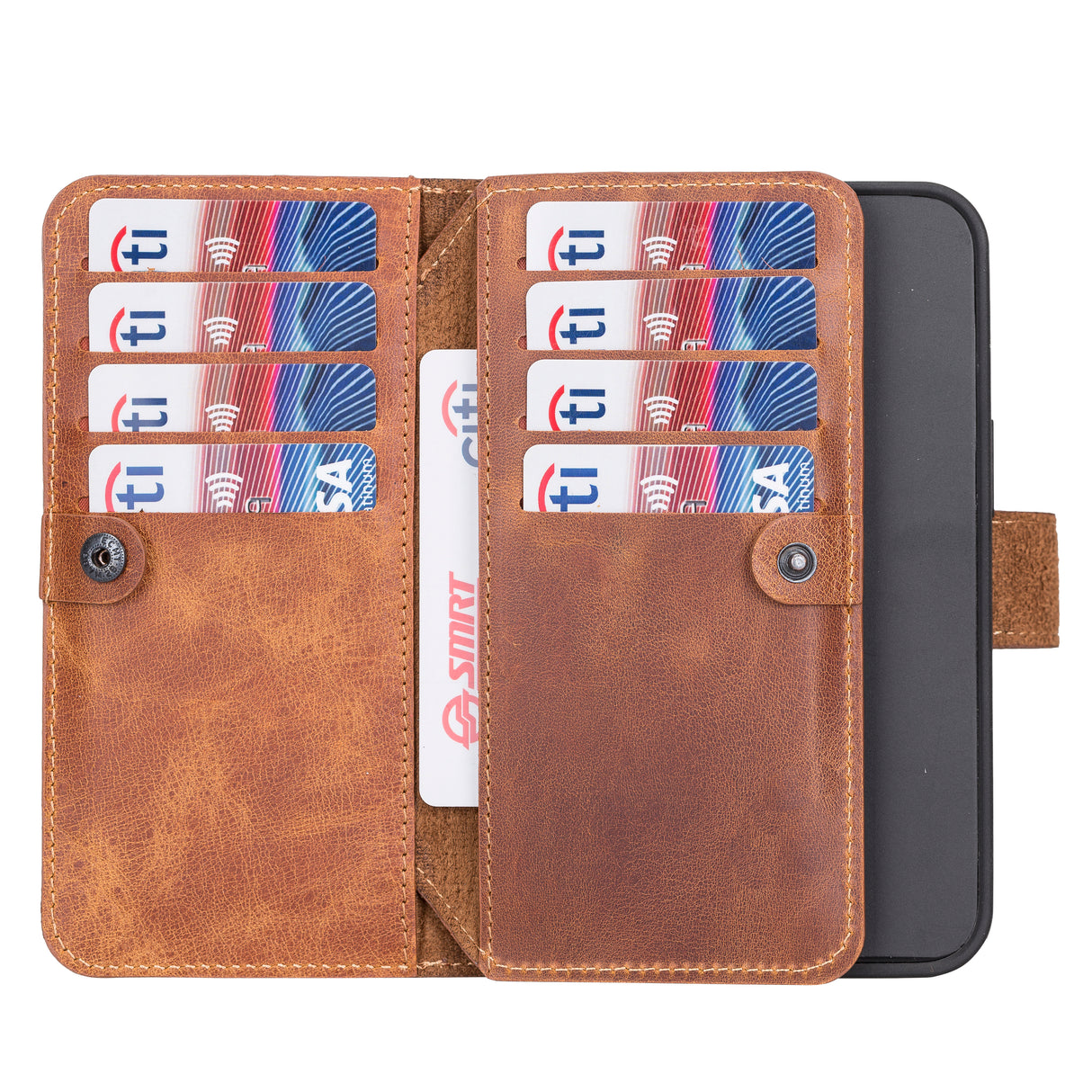 iPhone 13 Leather Dual Wallet Case