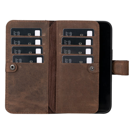 iPhone 15 Pro Max Dual Leather Wallet Case