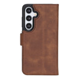 Samsung Galaxy S24 Magnetic Detachable Leather Wallet Case