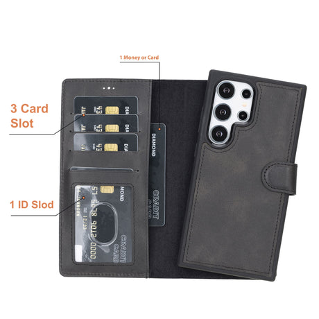 Samsung Galaxy S24 Ultra Leather Wallet Case