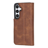 Samsung Galaxy S24 Magnetic Detachable Leather Wallet Case