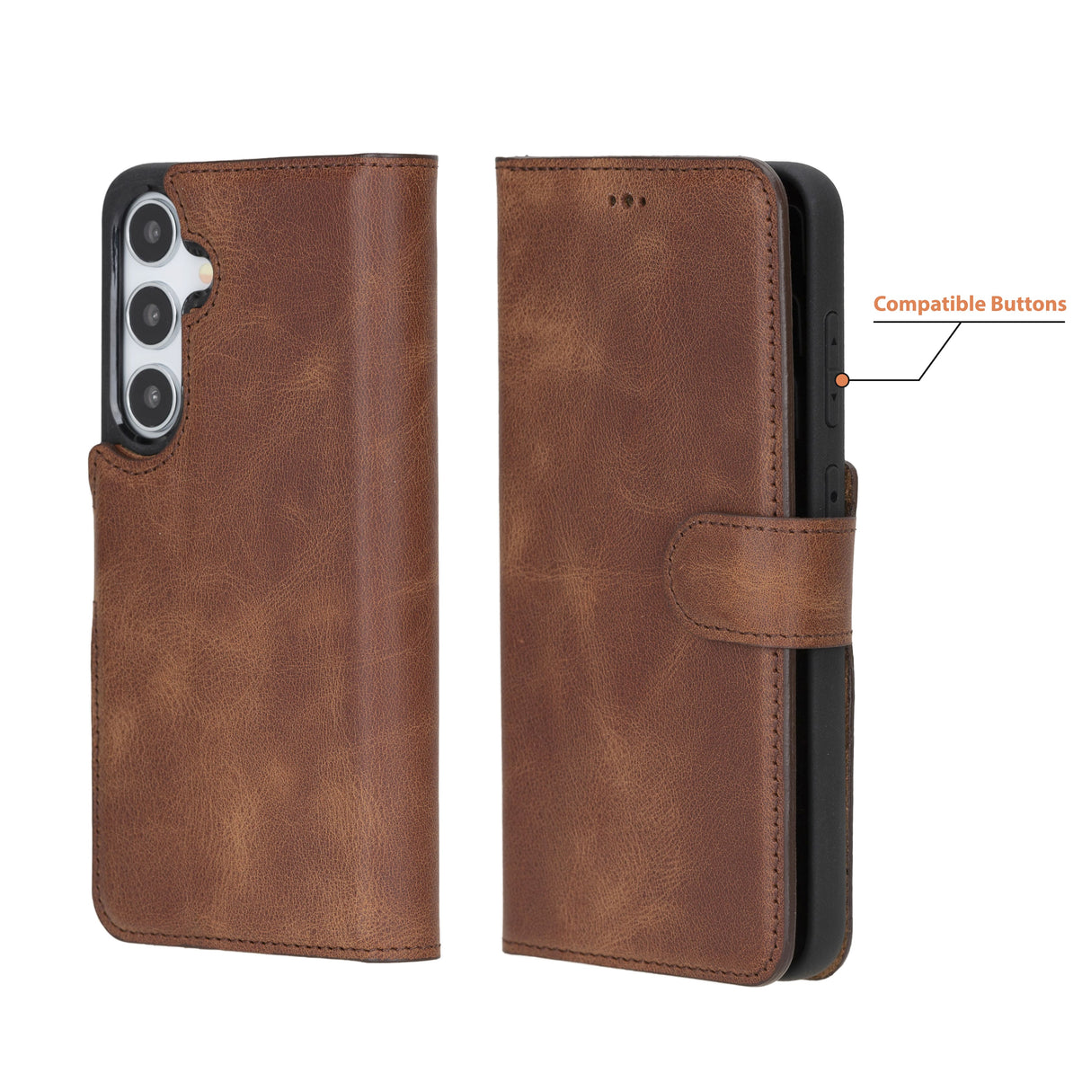 Samsung Galaxy S24 Plus Leather Wallet Case