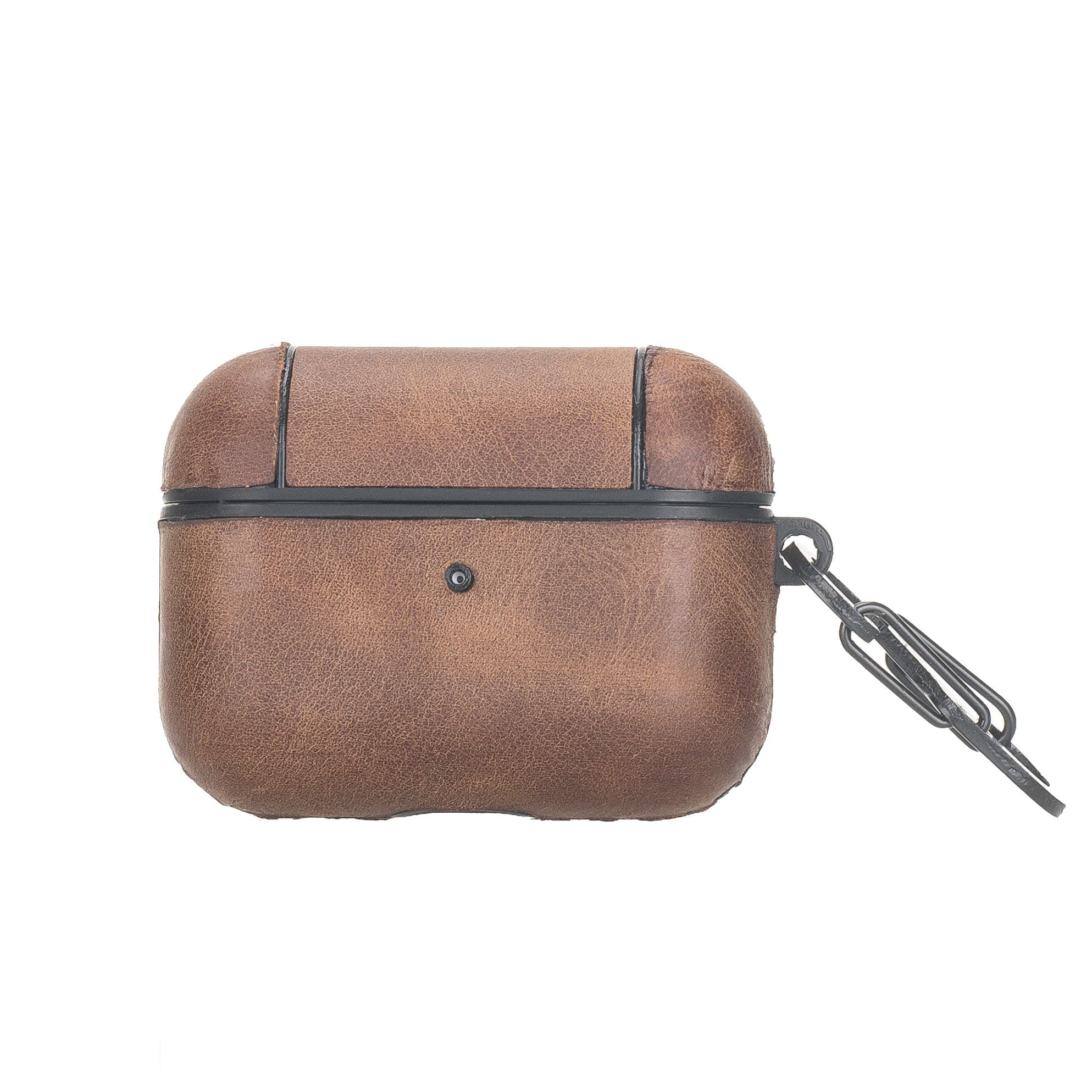 Leather Apple AirPods Pro Hard Case with Side Strap - Hardiston