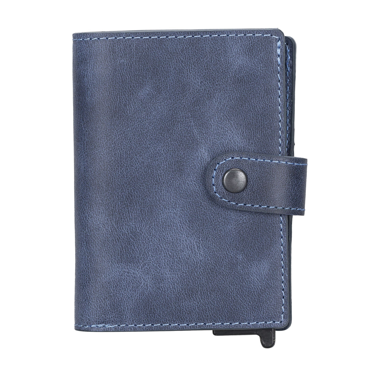 Premium RFID Blocking Leather Pop-Up AirTag Card Holder and Wallet