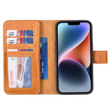 iPhone 14 Leather Dual Wallet Case