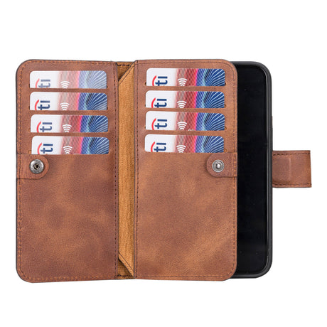 iPhone 14 Leather Dual Wallet Case