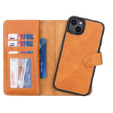 iPhone 14 Plus Leather Dual Wallet Case