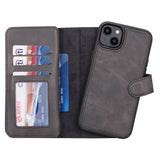 iPhone 14 Plus Leather Dual Wallet Case