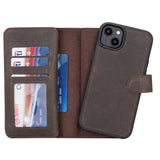 iPhone 14 Plus Leather Dual Wallet Case