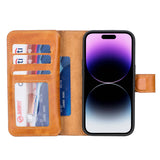 iPhone 14 Pro Dual Leather Wallet Case