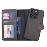 iPhone 14 Pro Dual Leather Wallet Case