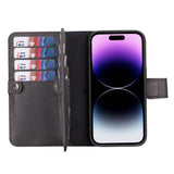 iPhone 14 Pro Dual Leather Wallet Case