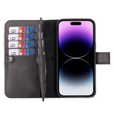 iPhone 14 Pro Max Dual Leather Wallet Case