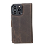 iPhone 14 Pro Max Dual Leather Wallet Case