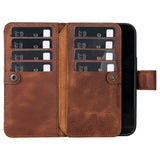 iPhone 15 Leather Dual Wallet Case