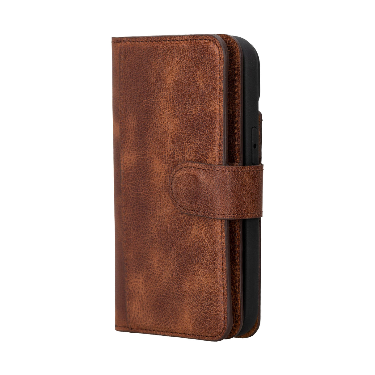 iPhone 15 Leather Dual Wallet Case