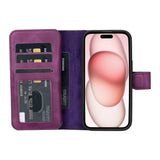 iPhone 16 Leather Dual Wallet Case