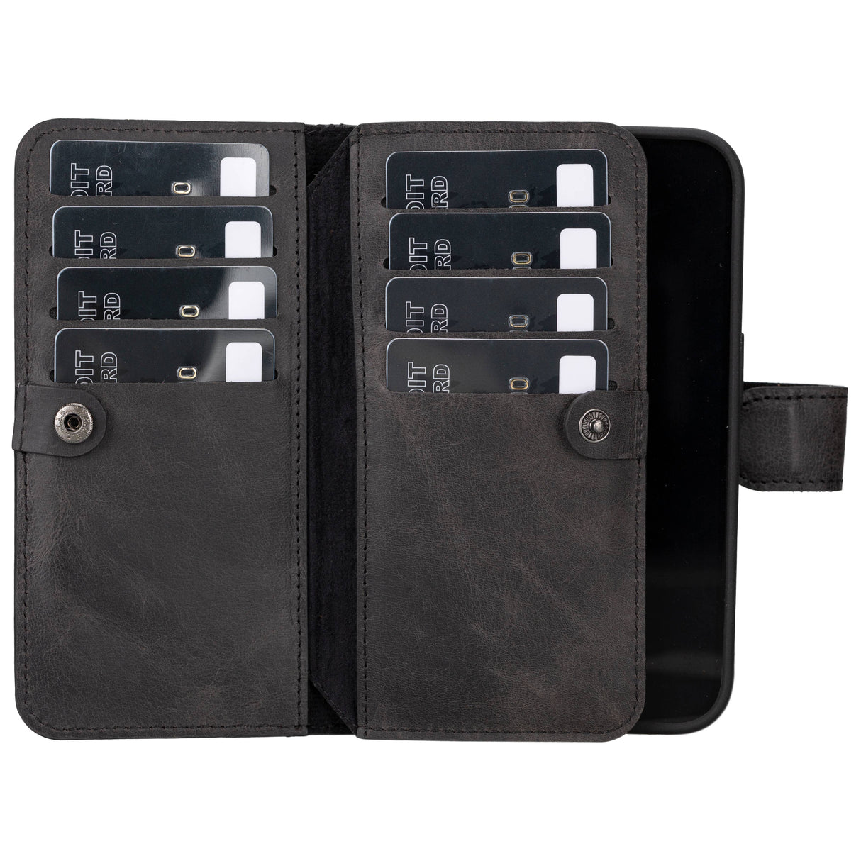 iPhone 16 Pro Dual Leather Wallet Case