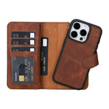 iPhone 16 Pro Dual Leather Wallet Case