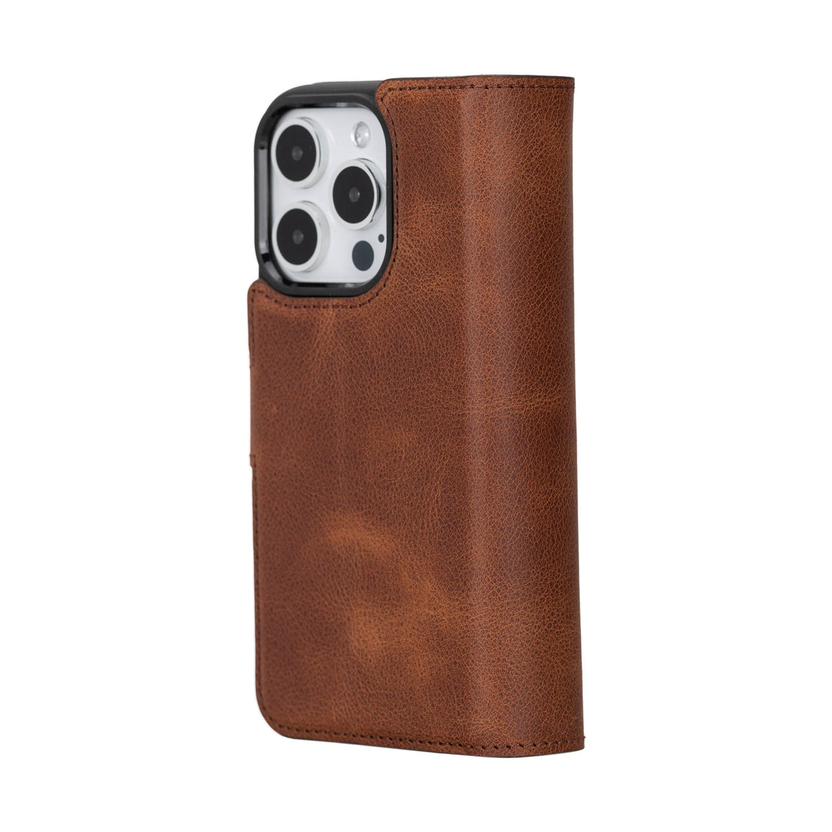 iPhone 15 Pro Dual Leather Wallet Case