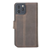 iPhone 12 Leather Dual Fold Phone Wallet Case
