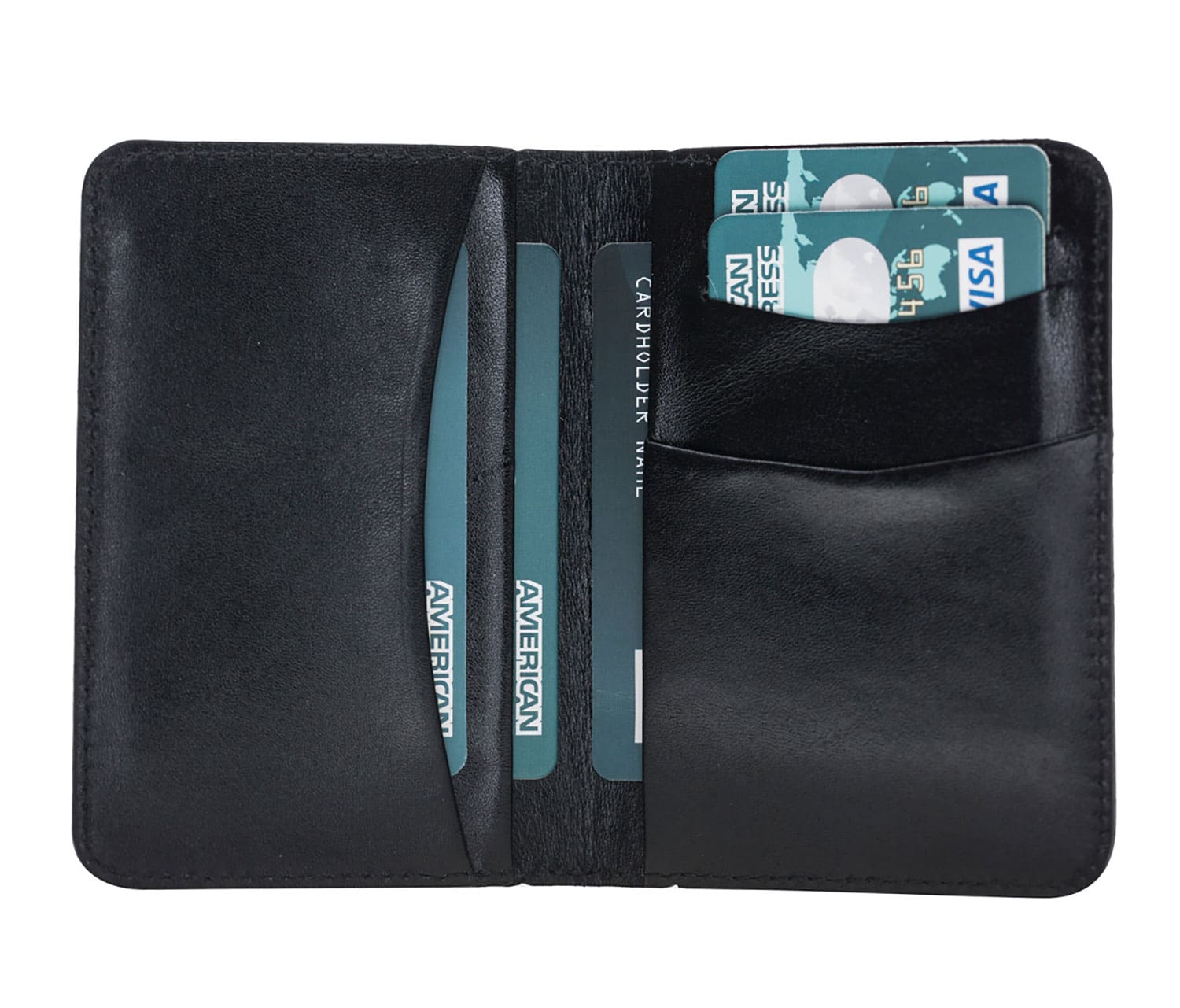 Handmade Genuine Leather Card Holder with 7 Slots - Hardiston