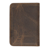 Handmade Genuine Leather Bi-Fold Card Holder