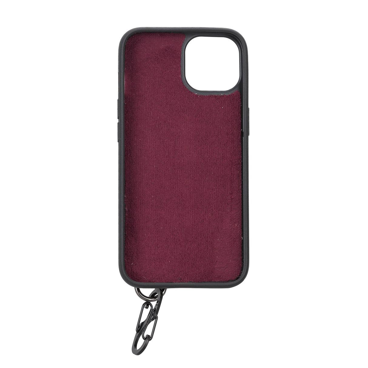 iPhone 14 Snap-on Leather Grip Case