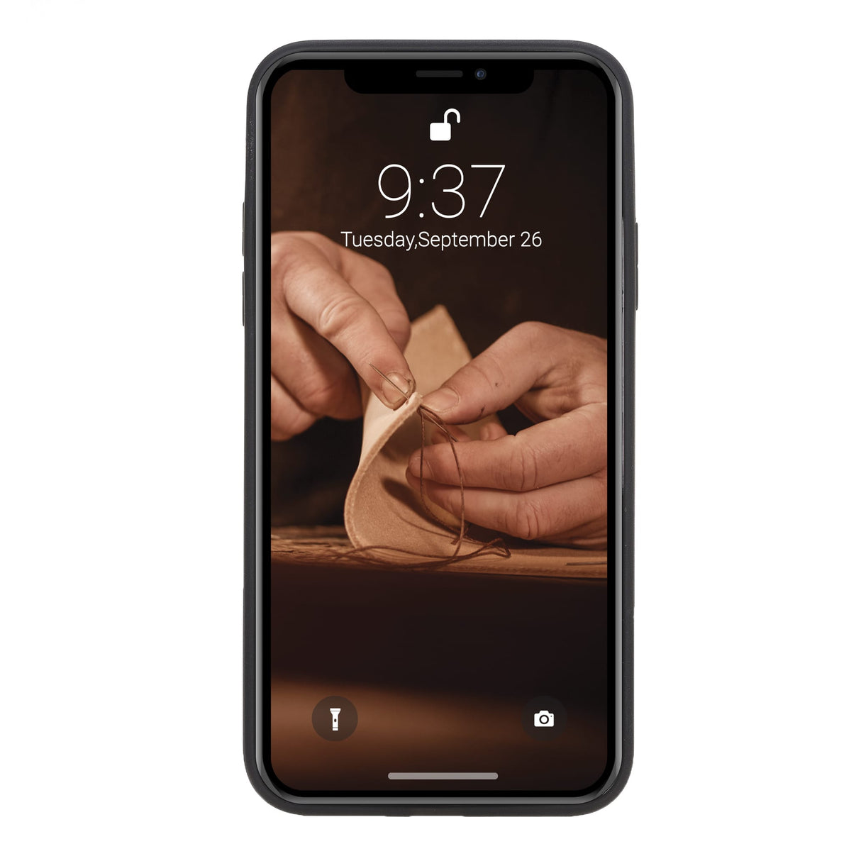 iPhone X / XS Snap-on Flex Leather Case