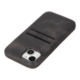 iPhone 16 Snap-on Leather Wallet Case