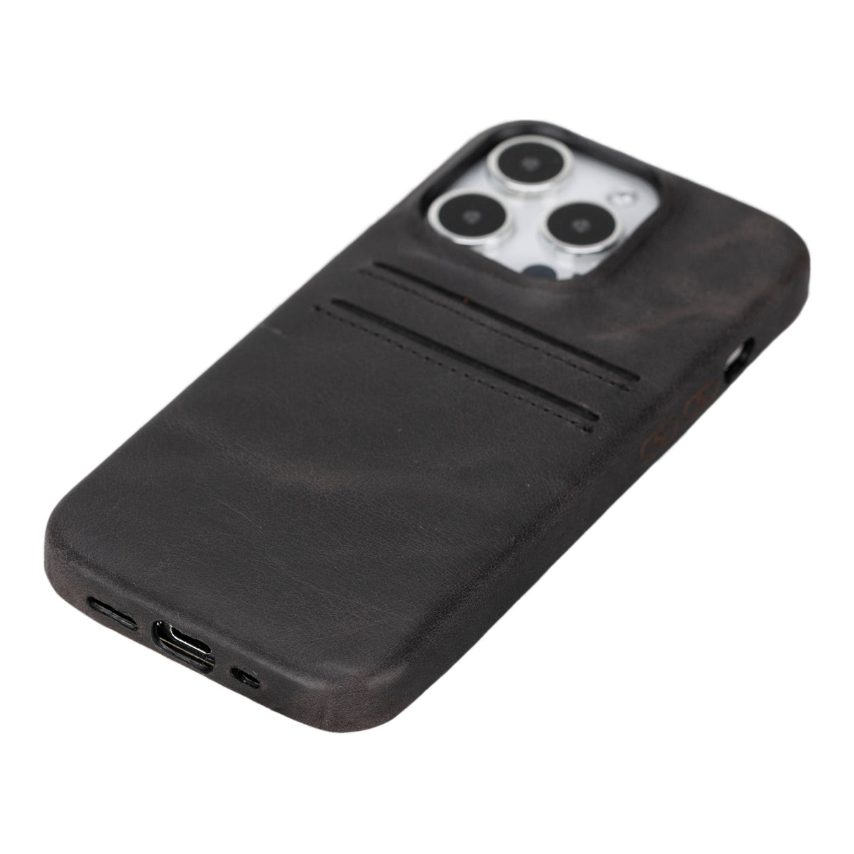 iPhone 15 Pro Leather Snap-on wallet case