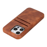 iPhone 15 Pro Leather Snap-on wallet case