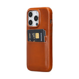 iPhone 15 Pro Leather Snap-on wallet case